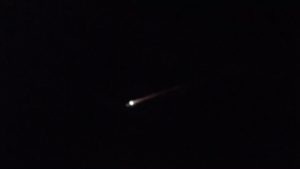 Space junk fall back to the earth