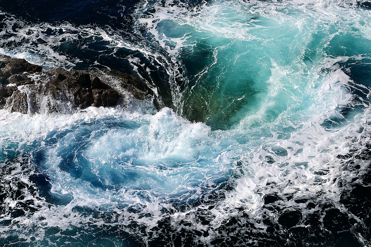 Oceanic whirlpool