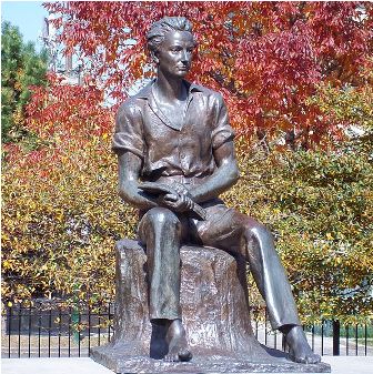 Facts about Abraham Lincoln - Young Lincoln statue