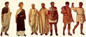 The clothes of Ancient Rome
